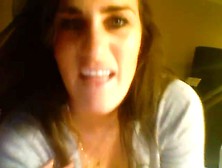 GF pranks her man in webcam video