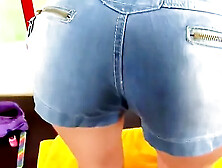 Exotic Blonde From Germany Pleasing a Far Cock with Feet and Shaved Twat