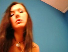 Awesome teen domina molests her thrall POV style (18+)