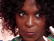 Hot ebony milf Naomi masturbating her beautiful pussy in germany