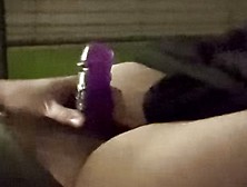 Playing With My Favorite Purple Dildo Ftm