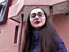 Cum Dribble for Russian Journalist