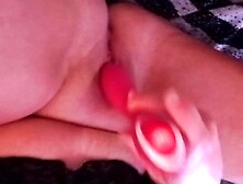 heavenlee plays with her incredible pink kitty