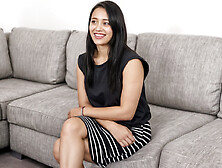 Amateur Latina First Time Booty WRECKED By Big Fat Cock At Job Interview