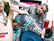 Split Tongue Tattoo Star Anuskatzz at Hard Anal Sex Casting