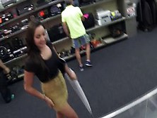 Real Pawnshop Amateur Shakes Ass And Tits