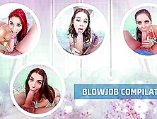 Maddy May,  Brenna Mckenna And Theodora Day - Blowjob Compilation 6