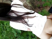 Kaleb Blake1 plowed LeaAlm in the forest and gave her to blow