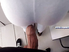 Stranger Flashing Dick in Train and Offer Him Handjob and Grinding Cock on My Ass