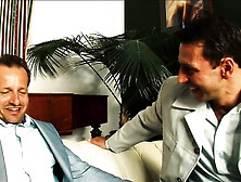 Secretary Colette Gets Double Penetrated and Creampied During Office Threesome