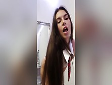 Lauren Alexis School Girl Striptease Video