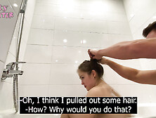 I AM ON ONE WITH MY STEP DAUGHTER IN THE BATHROOM