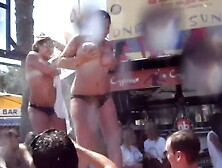 Drunk Girls Dancing Topless Spring Break