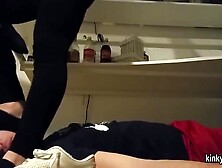 FemDom Goddess Trampling Her Slave's Face And Body - Kinky Domination