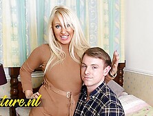 Horny British MILF Rides Her Son’s Bestfriend