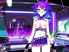 Hentai Redhead Gives Blowjob And Having Sex