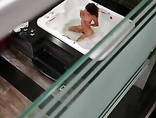 Kimberly Sexy Relaxing In Jacuzzi