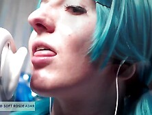 Sfw Asmr - Trippy Ear Slurping - Non-Bare Earth Chan Costume Play - Binaural Layered No Chatting Ear Slurping