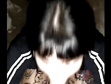 My gf's best friend couldn't stand it and blowed me off on the street.