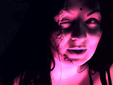 JOI jerk off instruction with strap-on - dominating horror witch kinky talking - MILF Arya Grander