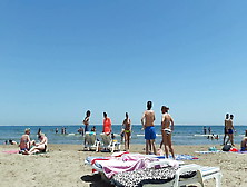 Topless Girls In Valencia Beach