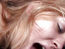 Being slapped around during intense anal fills the adorable blonde Tina Marie with pure joy