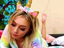 Naughty Step Sis Chloe Temple Caught Step Bro Jerking Off And Helps Him Cum Full Film