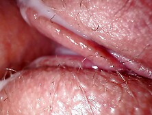 Extremely closeup sex with friend's fiance, tight creamy fuck and cum on pussy