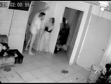 I surprise my little niece ass the door masturbating and she touches me