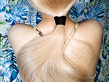 Cumshot compilation of blonde asian slut