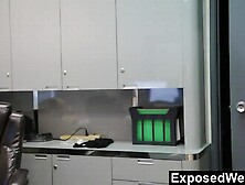 Webcam Show At The Office With Hot Asian