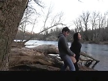 Horny Private Outdoor,  Doggystyle Sex Scene