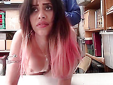 Tattooed Sweety Angel Gets Drilled For Theft