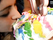 Over 18 gets it hard in the skinny ass