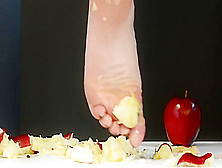 Feet Apple Crush