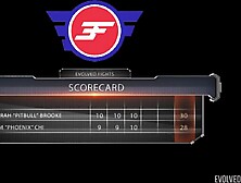 Kim Chi vs Sarah Brooke - Sarah Looking For Victory So This Babe Can Deliver The Large Thong On Banging