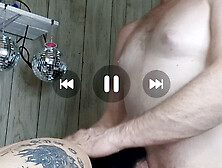 Standing on His Knees He Fills the Mouth of This Cocktease