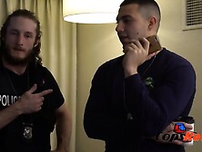 Under charges of solicitation hooker gets fucked by two officers