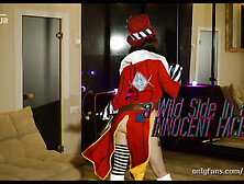 Sweet cosplay whore in pantyhose is out of control (Mad Moxxi cosplay)