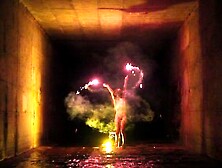 Mischievous Ginger-Haired Spunks In Public With Fireworks - freckledRED