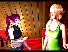 Cumming with Lyriel in a mansion adventure