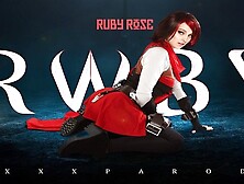 Busty Ginger Maddy May As RWBY RUBY Gets Your Dong VR Porn