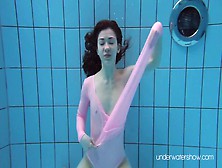 Flashy Date - Floating Tits Sex - Underwater Show