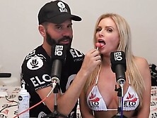 Huney Baked Titties Bangs Elo Podcast In The Centre Of Interview