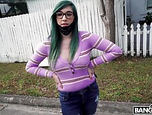 Cute Nerd Takes Ride