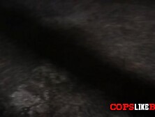 Car thief gets lucky when milf cops make him bang their cunts