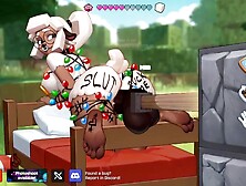 All minecraft mobs being nailed by a humongous brown piston wang!!! (Delicious Craft Piston Trap)(Game)