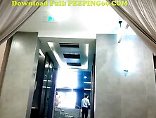 hidden camera changing room H-cup busty lady