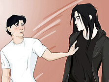 Trying to Convince a Hoodie Guy in Movie Studio