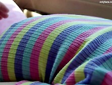 Touching Large Natural Breasts Stepsis in Public